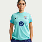 FC Barcelona Strike Third Nike Dri-FIT-voetbaltop met korte mouwen